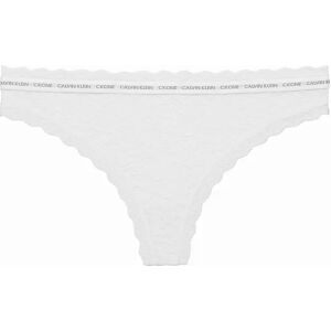 Calvin Klein Women's CK One Lace Thong, White - Size: 14 Calvin Klein Women's CK One Lace Thong, White - Size: 14