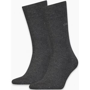 Calvin Klein Men's 2-Pack Premium Combed Cotton Socks, Dark Grey Melange - Black - Size: 9/9.5/10/10.5/11/11.5/12 Calvin Klein Men's 2-Pack Premium Combed Cotton Socks, Dark Grey Melange - Black - Size: 9/9.5/10/10.5/11/11.5/12