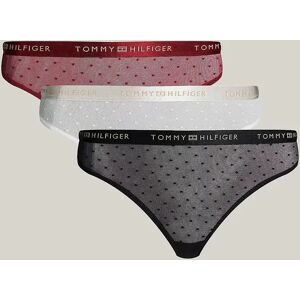 Women's Tommy Hilfiger GIFT UNDERWEAR Womens 3 Pack Thongs Multicoloured - Size: 12 Women's Tommy Hilfiger GIFT UNDERWEAR Womens 3 Pack Thongs Multicoloured - Size: 12