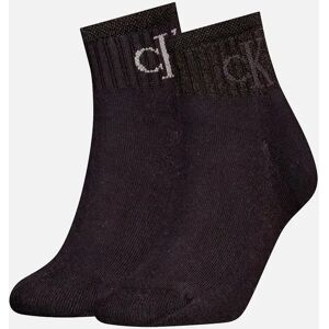 Women's Calvin Klein 2 Pack Trainer Womens Ankle Socks Black - Size: 4.5/5/2/2.5/3/3.5/4 Women's Calvin Klein 2 Pack Trainer Womens Ankle Socks Black - Size: 4.5/5/2/2.5/3/3.5/4