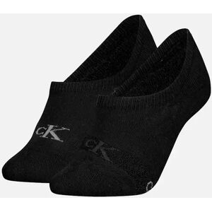 Women's Calvin Klein 2 Pack Womens Invisible Socks Black - Size: 4.5/5/2/2.5/3/3.5/4 Women's Calvin Klein 2 Pack Womens Invisible Socks Black - Size: 4.5/5/2/2.5/3/3.5/4