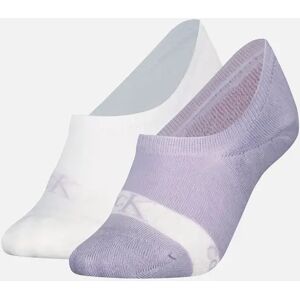 Women's Calvin Klein 2 Pack Womens Invisible Socks Lilac/White - Multi - Size: 4.5/5/2/2.5/3/3.5/4 Women's Calvin Klein 2 Pack Womens Invisible Socks Lilac/White - Multi - Size: 4.5/5/2/2.5/3/3.5/4