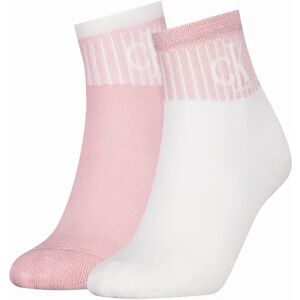 Women's Calvin Klein 2 Pack Trainer Womens Ankle Socks Pink/White - Size: 6.5/7/7.5/8/8.5/9/6 Women's Calvin Klein 2 Pack Trainer Womens Ankle Socks Pink/White - Size: 6.5/7/7.5/8/8.5/9/6