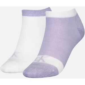 Women's Calvin Klein 2 Pack Trainer Womens Ankle Socks Lilac/White - Multi - Size: 4.5/5/2/2.5/3/3.5/4 Women's Calvin Klein 2 Pack Trainer Womens Ankle Socks Lilac/White - Multi - Size: 4.5/5/2/2.5/3/3.5/4