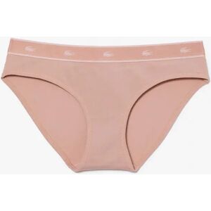 Lacoste Women's Stretch Cotton Briefs - Pink - Size: M Lacoste Women's Stretch Cotton Briefs - Pink - Size: M