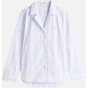 Tommy Hilfiger Women's Heritage Stripe Woven Poplin Pyjama Shirt, Sweet Blue - Size: 10 Tommy Hilfiger Women's Heritage Stripe Woven Poplin Pyjama Shirt, Sweet Blue - Size: 10