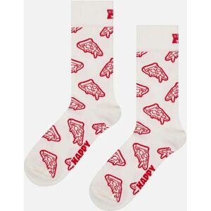 Happy Socks Women's Pizza Socks, White - White/White - Size: 9.5/12.5/12/11.5/11/10.5/10/13/9/8/8.5 Happy Socks Women's Pizza Socks, White - White/White - Size: 9.5/12.5/12/11.5/11/10.5/10/13/9/8/8.5