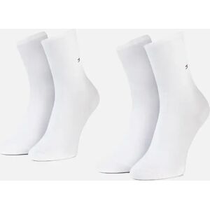 Women's Tommy Hilfiger 2 Pack Womens Crew Socks White - Size: 6.5/6/8/7.5/7 Women's Tommy Hilfiger 2 Pack Womens Crew Socks White - Size: 6.5/6/8/7.5/7