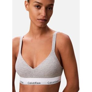 Calvin Klein Women's Icon Cotton Modal Lift Bralette, Grey Heather - Size: 1XL Calvin Klein Women's Icon Cotton Modal Lift Bralette, Grey Heather - Size: 1XL