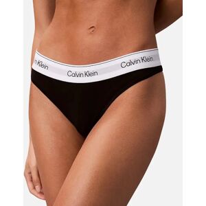 Calvin Klein Women's Icon Cotton Modal Thong, Black - Size: 10 Calvin Klein Women's Icon Cotton Modal Thong, Black - Size: 10