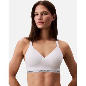Calvin Klein Women's Icon Cotton Modal Lift Bralette, White - Size: 10/8 Calvin Klein Women's Icon Cotton Modal Lift Bralette, White - Size: 10/8