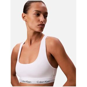 Calvin Klein Women's Icon Cotton Modal Unlined Bralette, White - Size: 18/16 Calvin Klein Women's Icon Cotton Modal Unlined Bralette, White - Size: 18/16