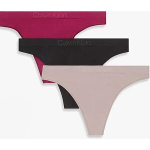 Women's Calvin Klein Bonded Flex Seamless 3 Pack Thong Multi - Size: 10 Women's Calvin Klein Bonded Flex Seamless 3 Pack Thong Multi - Size: 10