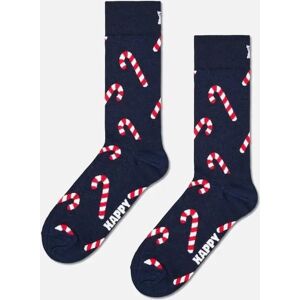 Men's Happy Socks Candy Cane Socks, Navy - Black - Size: 7/7.5/8/8.5/5/5.5/6.5/6 Men's Happy Socks Candy Cane Socks, Navy - Black - Size: 7/7.5/8/8.5/5/5.5/6.5/6