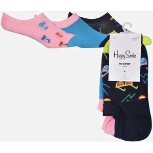 Happy Socks Men's 3-Pack Sunny Day No-Show Trainer Socks, Pink/Blue/Navy - Black - Size: 7/7.5/8/8.5/5/5.5/6.5/6 Happy Socks Men's 3-Pack Sunny Day No-Show Trainer Socks, Pink/Blue/Navy - Black - Size: 7/7.5/8/8.5/5/5.5/6.5/6