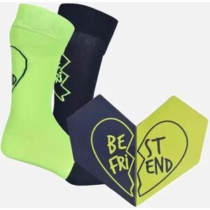 Happy Socks Men's 2-Pack Bestie Socks Gift Box, Navy/Green - Yellow - Size: 10/9.5/9/10.5/11/11.5/12/12.5 Happy Socks Men's 2-Pack Bestie Socks Gift Box, Navy/Green - Yellow - Size: 10/9.5/9/10.5/11/11.5/12/12.5