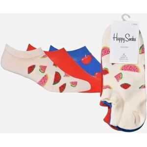 Happy Socks Men's 3-Pack Fruit Trainer Socks, Blue/White/Red - Size: 7/7.5/8/8.5/5/5.5/6.5/6 Happy Socks Men's 3-Pack Fruit Trainer Socks, Blue/White/Red - Size: 7/7.5/8/8.5/5/5.5/6.5/6