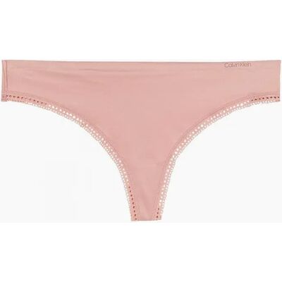 Calvin Klein Women's Liquid Touch Thong, Alluring Blush - Size: 16 Calvin Klein Women's Liquid Touch Thong, Alluring Blush - Size: 16