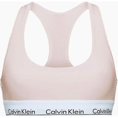 Calvin Klein Women's Modern Cotton Bralette, Nymphs Thigh - Pink - Size: 12 Calvin Klein Women's Modern Cotton Bralette, Nymphs Thigh - Pink - Size: 12