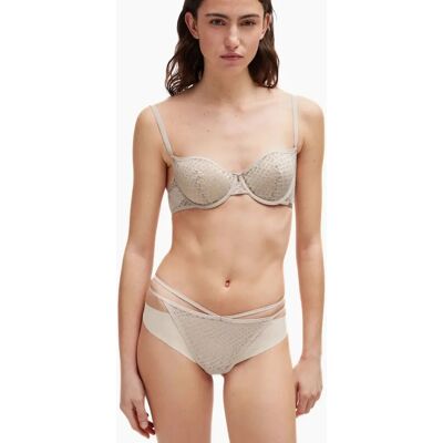 Hugo Boss Women's B-Lace Underwire Bra, Open Beige - Tan - Size: 32C Hugo Boss Women's B-Lace Underwire Bra, Open Beige - Tan - Size: 32C