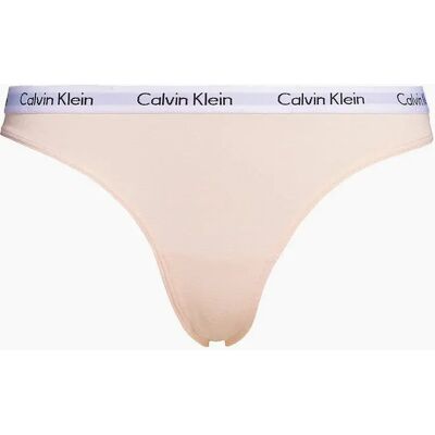 Calvin Klein Women's Modern Cotton Thong, Nymphs Thigh - Pink - Size: 16 Calvin Klein Women's Modern Cotton Thong, Nymphs Thigh - Pink - Size: 16