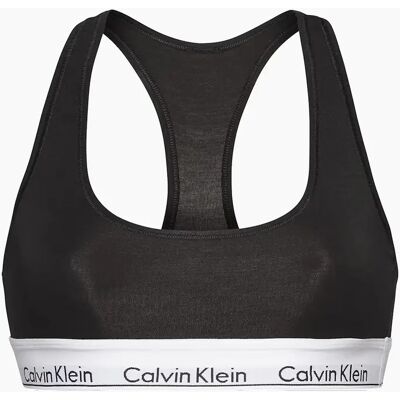 Calvin Klein Women's Icon Cotton Modal Unlined Bralette, Black - Size: XL Calvin Klein Women's Icon Cotton Modal Unlined Bralette, Black - Size: XL