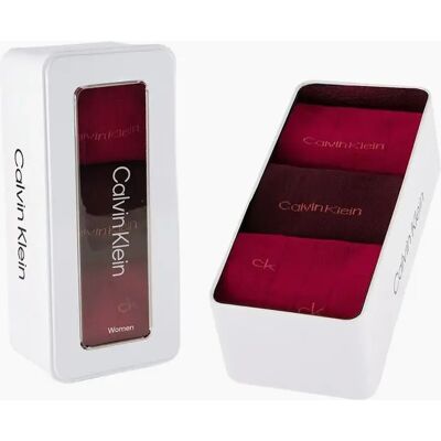 Calvin Klein Women's 3-Pack Allover Logo Women's Socks Gift Tin, Berry Red - Size: 13/6.5/7/7.5/11.5/5/12/5.5/12.5/6/10/3.5/10.5/4/11/4.5/8/2/9/2.5/9. Calvin Klein Women's 3-Pack Allover Logo Women's Socks Gift Tin, Berry Red - Size: 13/6.5/7/7.5/11.5/5/12/5.5/12.5/6/10/3.5/10.5/4/11/4.5/8/2/9/2.5/9.