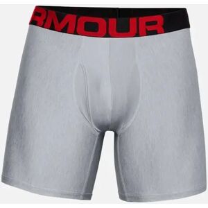 Men's Under Armour 2 Pack Men's Tech 6" Boxerjock - Grey - Size: 38/Regular/33/32/32