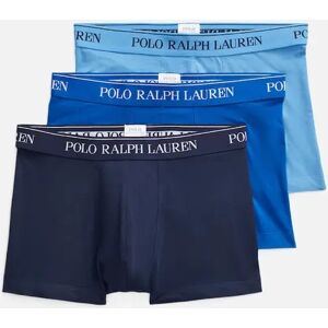 Men's Polo Ralph Lauren 3 Pack Classic Men's Trunks - Blue - Size: 38/Regular/33/32/32