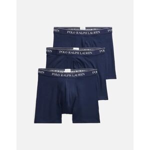 Men's Polo Ralph Lauren 3 Pack Men's Boxer Brief - Navy - Size: 37/36/32