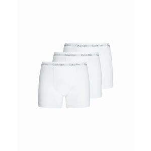 Men's Calvin Klein 3 Pack Men's Cotton Stretch Trunks - White - Size: M