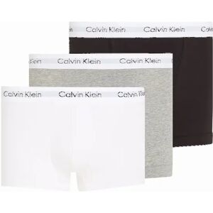 Calvin Klein Men's Cotton Stretch 3-Pack Boxer Trunks, Black/White/Grey - Size: 32/30/31