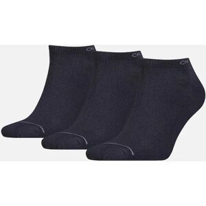Men's Calvin Klein 3 Pack Mens Ankle Trainer Socks Navy - Blue - Size: 2.5/3/3.5/4/12.5/12/11.5/10.5/11/10/15.5/15/14.5/14/13.5/13/7.5/8/8.5/9/9.5/16/