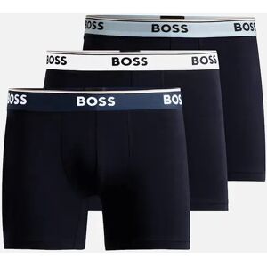 Hugo Boss Men's Boss 3 Pack Cotton Stretch Boxer Brief - Black - Size: 32/34/35