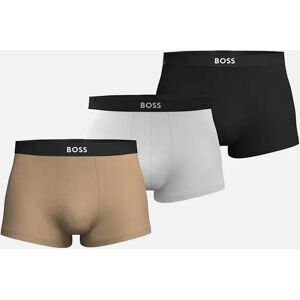 Hugo Boss Men's Boss Black 3 Pack Trunk Beige/White/Black - Multi - Size: 32/34