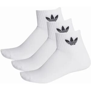 Adidas Originals Men's Mid Ankle Sock 3 Pack - White - Size: 12.5/11.5/12/11/13.5/14/14.5/15/15.5/16/9.5/9/10/10.5/13