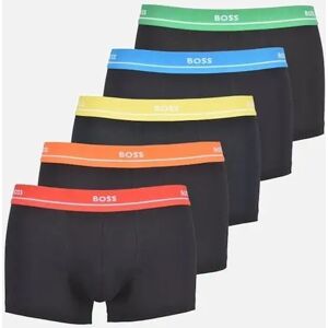 Hugo Boss Men's 5-Pack Classic Boxer Trunks, Black/multicolours - Size: 37/36/32