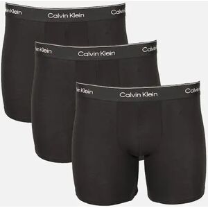 Men's Calvin Klein 3-Pack Modern Cotton Boxer Briefs, Black - Size: 32/33/32