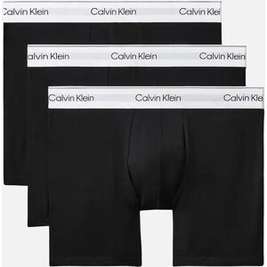 Calvin Klein Men's 3-Pack Icon Cotton Stretch Boxer Briefs, Black/white - Size: 35/34/32