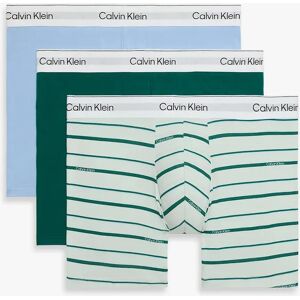 Men's Calvin Klein BOXER BRIEF 3 Pack Mens Cotton Stretch Multicolour - Size: 32/34/35