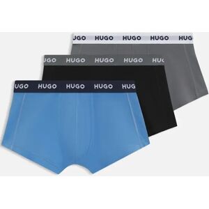Hugo Boss Men's HUGO 3-Pack Boxer Trunks, Multi Colour - Blue - Size: 32/34/35