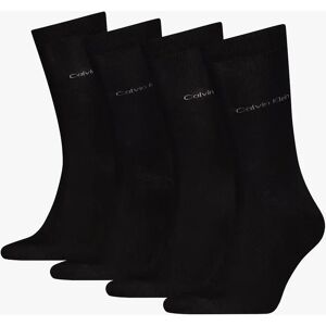 Men's Calvin Klein 4 Pack Giftbox Classic Mens Socks Black - Black/Black