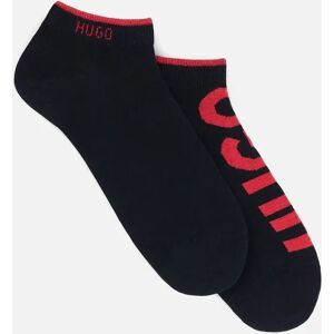 Hugo Boss Men's 2 Pack of Logo Ankle Socks - Black - Size: 9/9.5/11.5/11/10.5/10/12