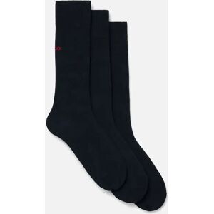 Hugo Boss Men's 3 Pack of Logo Socks - Navy - Size: 5/7/6.5/6/8/7.5/5.5