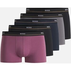 Hugo Boss Men's 5 Pack of Essential Trunks - Red - Size: 37/36/32
