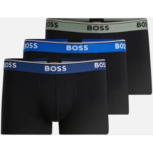 Hugo Boss Men's 3 Pack of Power Trunks - Black - Size: 37/36/32