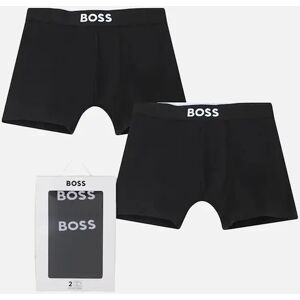Hugo Boss Boy's Boys 2-Pack Bold Logo Boxer Trunks, Black - Size: 10 years