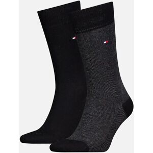 Tommy Hilfiger Men's 2-Pack Birdeye Pattern Socks, Black - Black/Black - Size: 7.5/8/5/5.5/6/6.5/7 Tommy Hilfiger Men's 2-Pack Birdeye Pattern Socks, Black - Black/Black - Size: 7.5/8/5/5.5/6/6.5/7