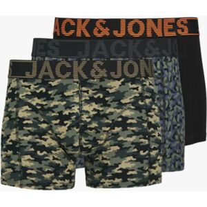 Men's Jack & Jones DANNY Mens 3 Pack Trunks Black - Multi - Size: 37/36/32 Men's Jack & Jones DANNY Mens 3 Pack Trunks Black - Multi - Size: 37/36/32