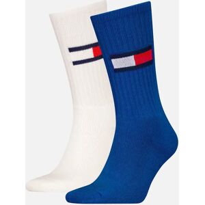 Men's Tommy Hilfiger 2 Pack Trainer Flag Mens Crew Socks Blue/White - Multi - Size: 9/9.5/11/10.5/10/11.5/12 Men's Tommy Hilfiger 2 Pack Trainer Flag Mens Crew Socks Blue/White - Multi - Size: 9/9.5/11/10.5/10/11.5/12